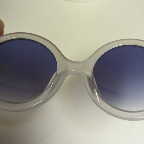 Derek Lam 10 Crosby Capri Sunglasses Navy and Clear NWOT main image 4